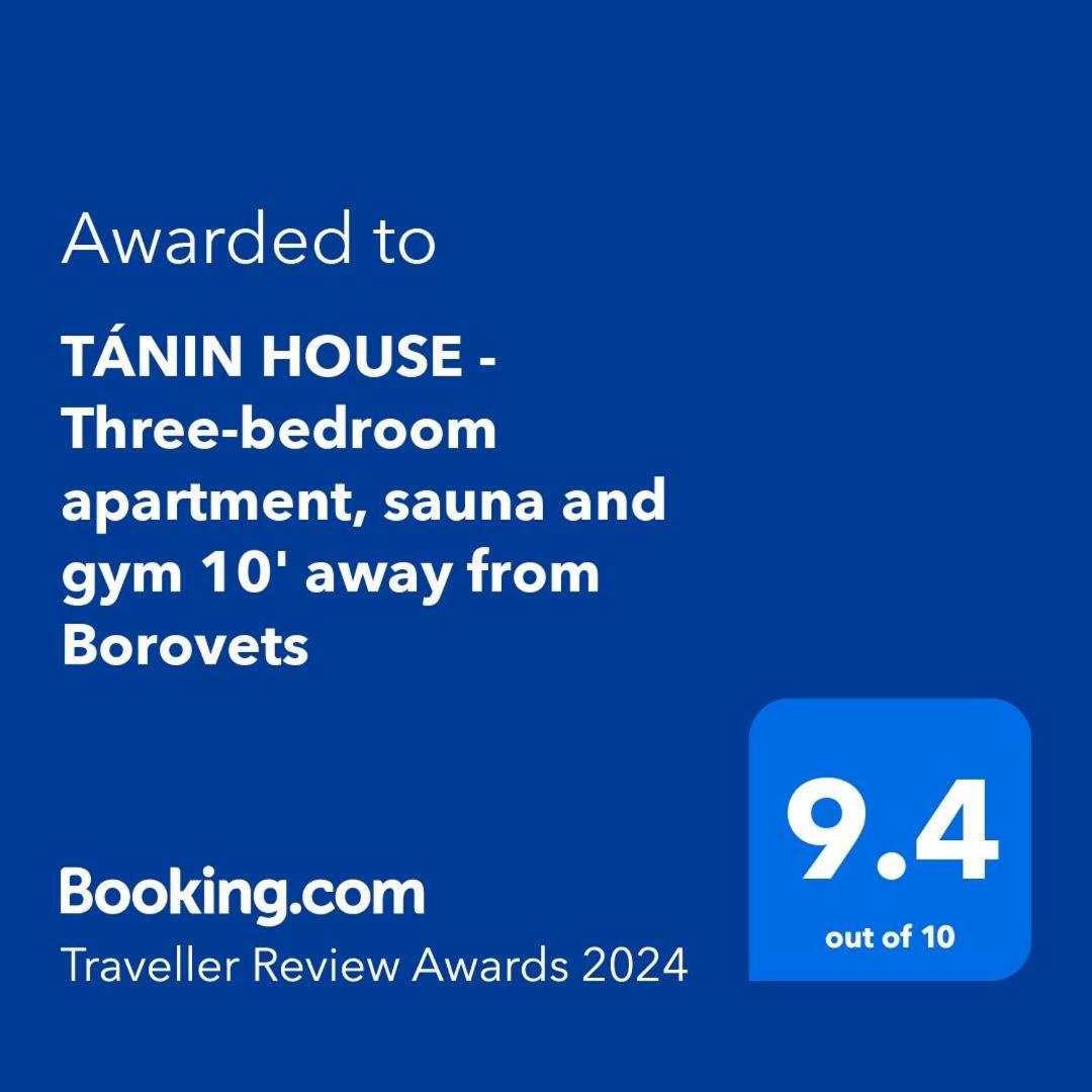 Tanin House - Three-Bedroom Apartment, Sauna And Gym 10' Away From Borovets Самоков Экстерьер фото